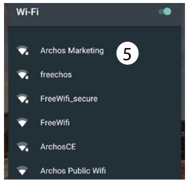 ARCHOS 45C HELIUM - الاتصال بشبكة WiFi - 2