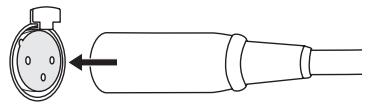 ONKYO P3000R - Plugging the AES/EBU cable - 1