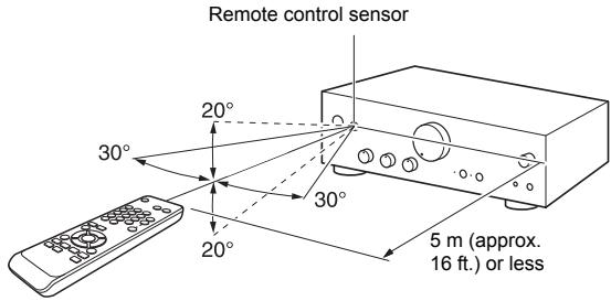 ONKYO A-9010 - Using the remote control - 2