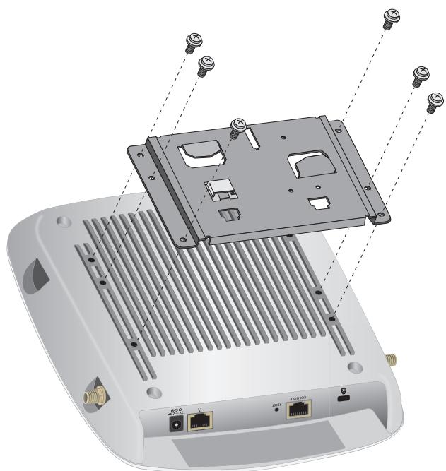 NETGEAR WAC720 - To mount your access point to a drop ceiling: - 1
