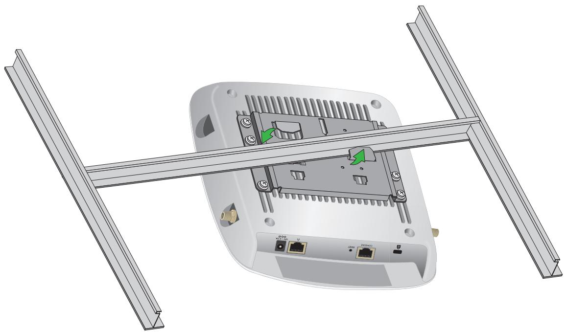 NETGEAR WAC720 - To mount your access point to a drop ceiling: - 2