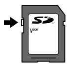OLYMPUS E-M10 MARK II - Commutateur de protection d'écriture de carte SD - 1