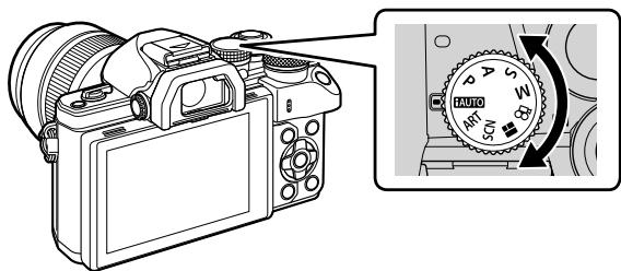 OLYMPUS E-M10 MARK II - Types de modes de prise de vue - 1