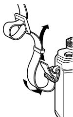 OLYMPUS E-M10 MARK II - Fixation de la couroie - 2