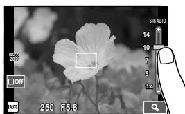 OLYMPUS E-M10 MARK II - Tapez sur le sujet dans l'affichage. - 1