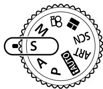 OLYMPUS E-M10 MARK II - Choix de la vitesse d'obturation (mode priorité vitesse S) - 1