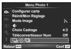 OLYMPUS E-M10 MARK II - Réglage du retardateur (□/心) - 1