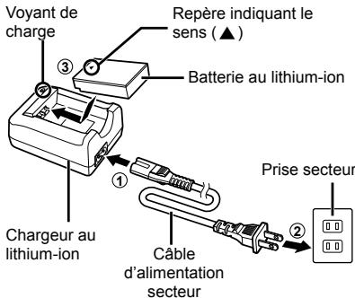 OLYMPUS E-M10 MARK II - Recharge de la batterie. - 1
