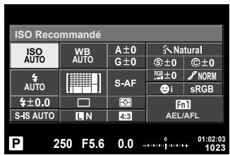 OLYMPUS E-M10 MARK II - Sélection d'options de prise de vue - 2