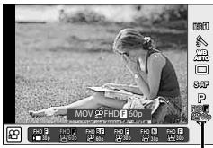 OLYMPUS E-M10 MARK II - Sélection de la qualité d'image (mode de qualité d'image video) - 1