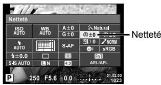 OLYMPUS E-M10 MARK II - Réglages fins sur la nettete (nettete) - 1