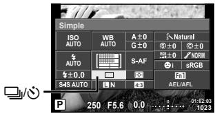 OLYMPUS E-M10 MARK II - Prise de vue en série/utilisation du retardateur - 1