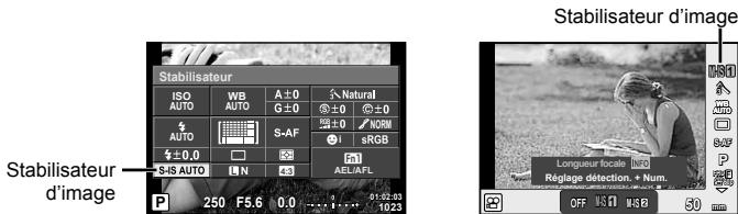 OLYMPUS E-M10 MARK II - Réduction du bouge de l'appareil photo (stabilisateur d'image) - 1