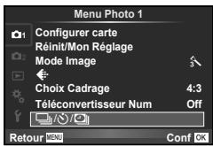OLYMPUS E-M10 MARK II - Prise de vue automatique avec un intervalle fixe (prise de vue par intervals) - 1