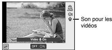 OLYMPUS E-M10 MARK II - Options de son pour videos (enregistrement du son avec les vidés) - 1