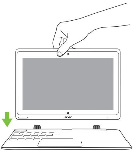ACER ASPIRE SWITCH 10 SW3-013-182Y - Fixer et détacher le clavier - 1