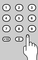 ONKYO DV-SP 500 - Use the number buttons to enter a three-digit folder number. - 3