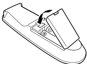 ONKYO DV-SP 500 - Inserting the Batteries - 3