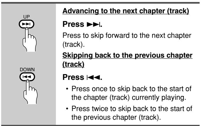 ONKYO DV-SP 500 - Chapter (Track) Skip Forward/Skip Back - 1