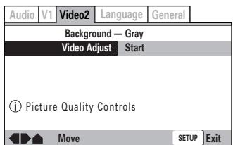 ONKYO DV-SP 500 - Selecting a preprogrammed setting - 1