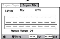 ONKYO DV-SP 500 - Press PROGRAM. - 1