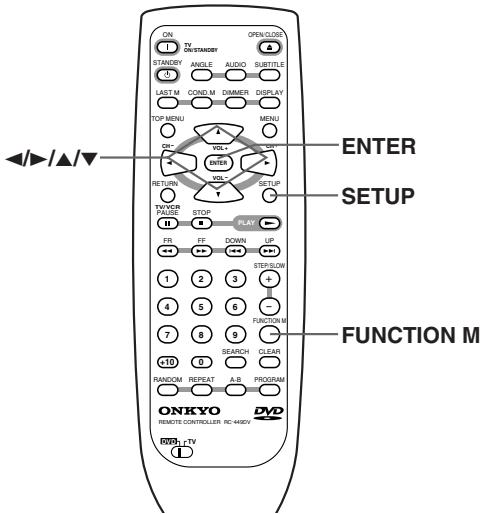 ONKYO DV-SP 500 - Setting the Country Code - 4