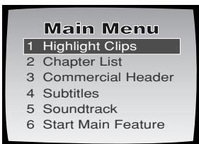 ONKYO DV-SP 500 - When a Menu Screen is Displayed - 1