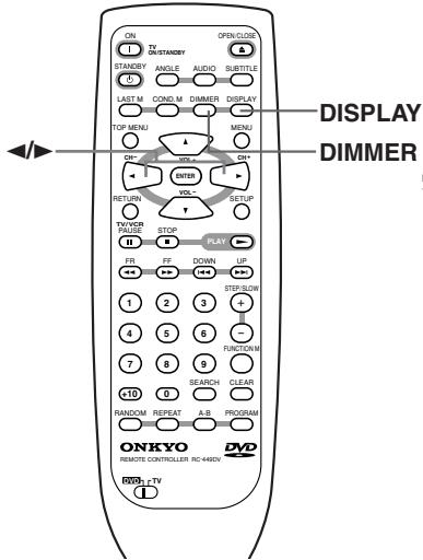 ONKYO DV-SP 500 - Viewing Disc Information during while a disc is playing - 5