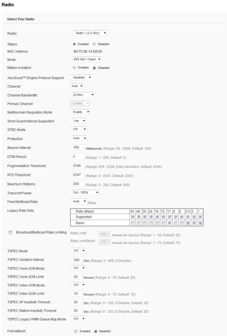 LINKSYS LAPAC1750PRO X2 - Radio - 1
