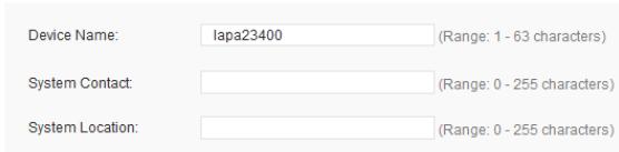 LINKSYS LAPAC1750PRO X2 - SYSTEM SETTINGS - 1