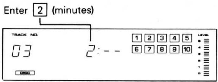 KENWOOD DP 5010 - Lecture TIME mode (temps) - 4