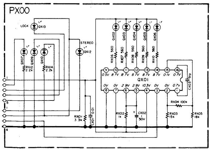 MARANTZ ST 450 L - DIAGRAM AND COMPONENT LOCATIONS - 11
