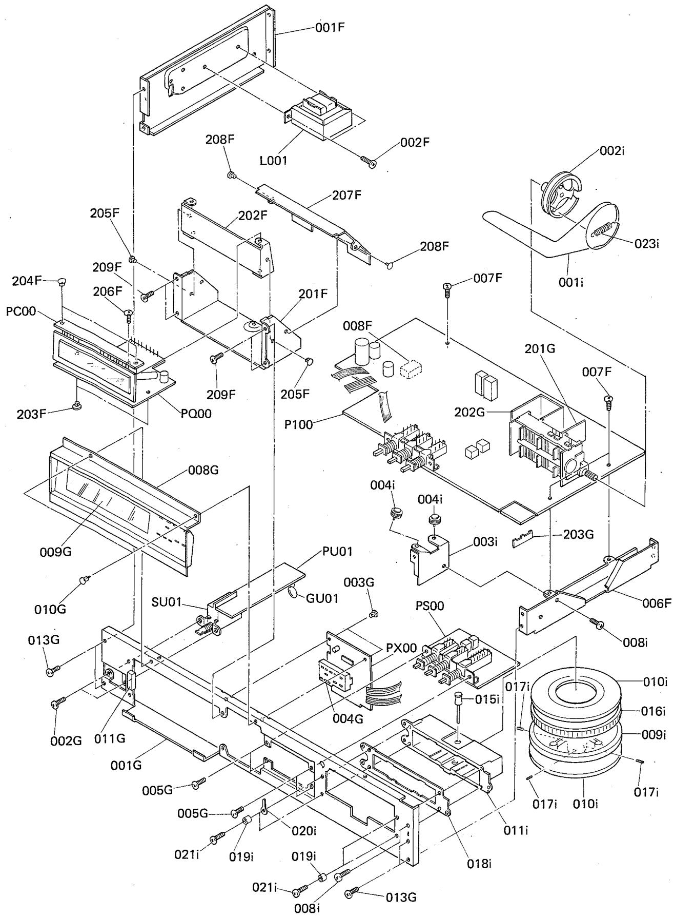 MARANTZ ST 450 L - DIAGRAM AND COMPONENT LOCATIONS - 18
