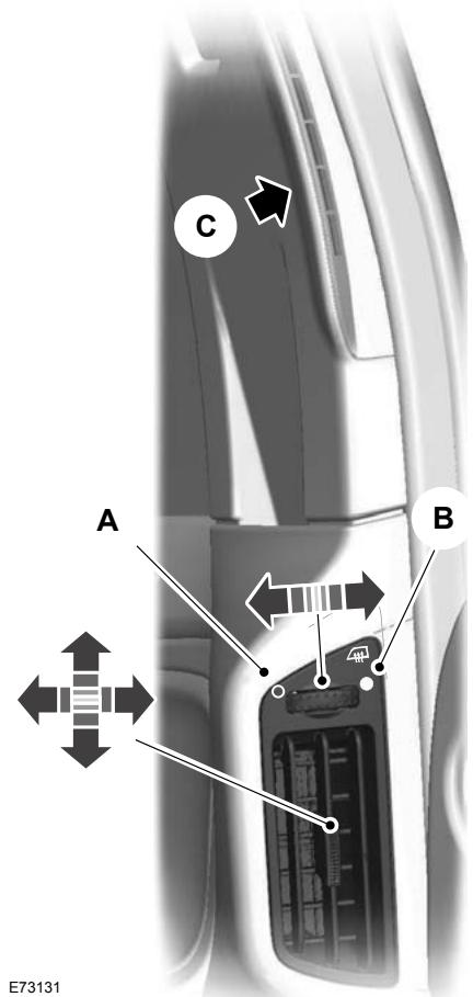 FORD GALAXY II - Ouïes d'aération avant - 2