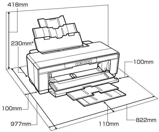 EPSON SC-P400 - Espace d'installation - 1