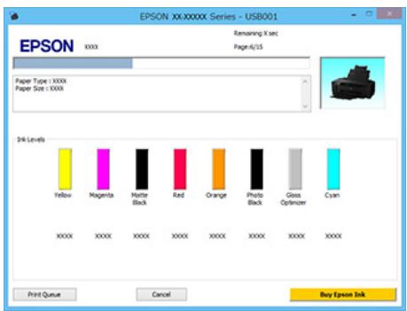 EPSON SC-P400 - Écran lors de l'impression - 1