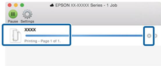 EPSON SC-P400 - Annulation de l'impression (Mac OS X) - 4