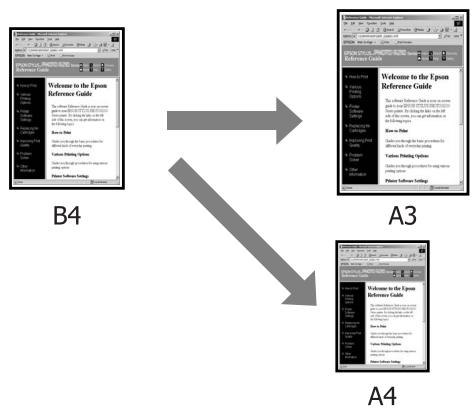 EPSON SC-P400 - Agrandissement/ réduction de l'impression - 1