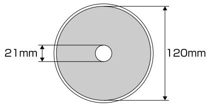 EPSON SC-P400 - Zone imprimée des CD et des DVD - 1