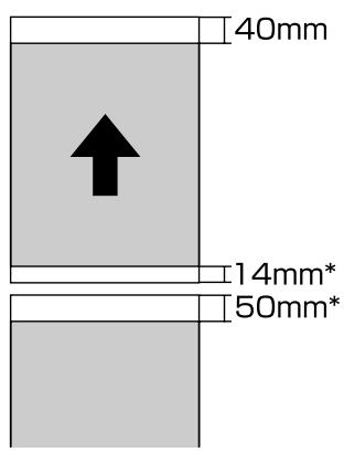 EPSON SC-P400 - Zone imprimée du papier rouleau - 2