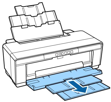 EPSON SC-P400 - Chargement du papier dans le bac feuille à feuille automatique - 9
