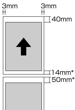 EPSON SC-P400 - Zone imprimée du papier rouleau - 1