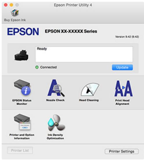EPSON SC-P400 - Fonctions d'Epson Printer Utility 4 - 1