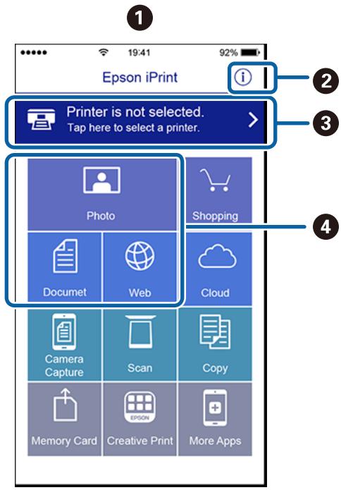 EPSON SC-P400 - Utilisation d'Epson iPrint - 1