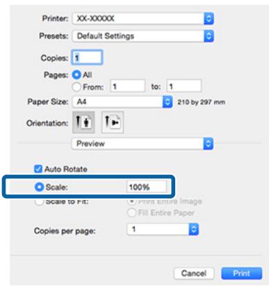 EPSON SC-P400 - Configuration des paramètres sous Mac OS X - 3