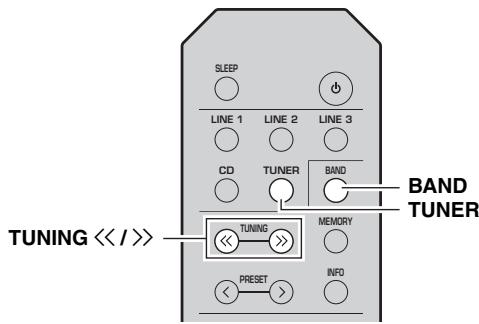 YAMAHA RN602 - Selectionner une station radio DAB - 1