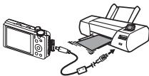 CASIO EXILIM ZR200 - Connecting Directly to a PictBridge Compatible Printer - 1