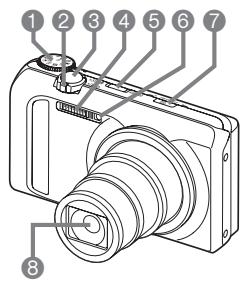 CASIO EXILIM ZR200 - Front - 1