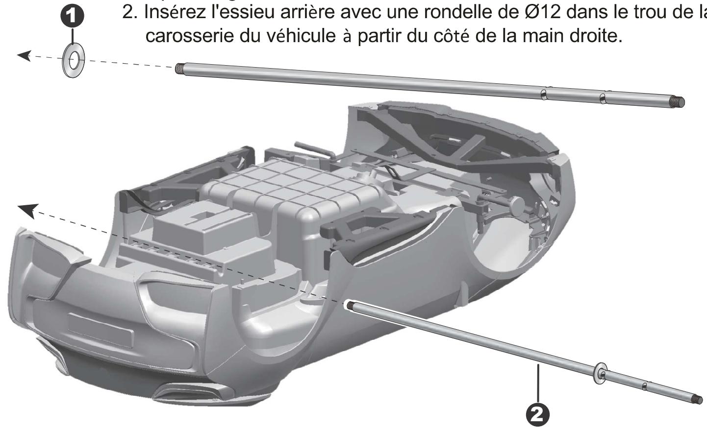 BMW I8 - Retirez toutes les pièces de l'essieu arrêté. - 1