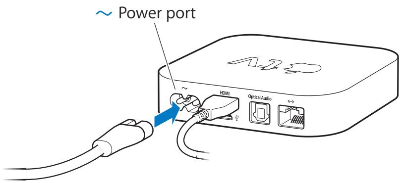 APPLE TV 4E GENERATION - Step 2: Connect the power cord - 1